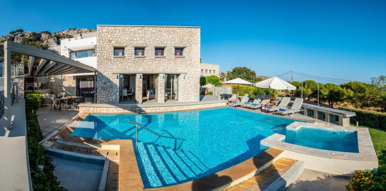Villa Costamare - Enjoy Lazy Days On The Private Pool-Jacuzzi Pefki  Экстерьер фото